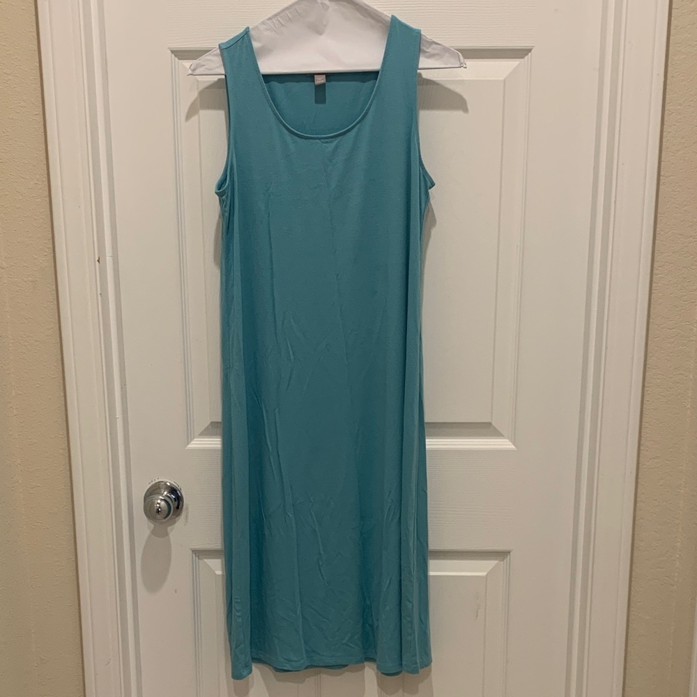 J. Jill Teal Midi Dress